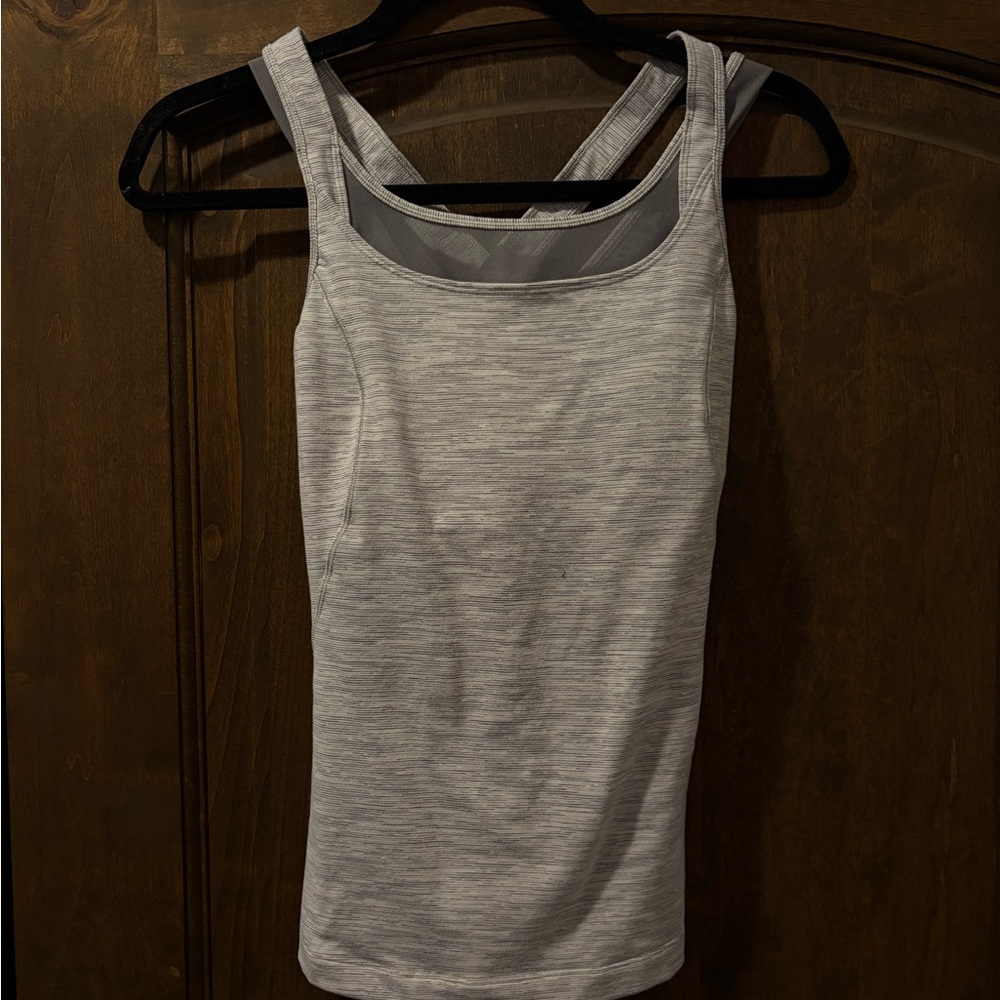 lululemon athletica Gray Tank Top